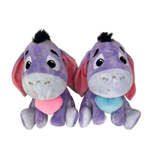 (Mis 5) EEYORE (Hi-Ho) Winnie The Pooh TENDER HEARTS Peluche 35cm 2ass…x12